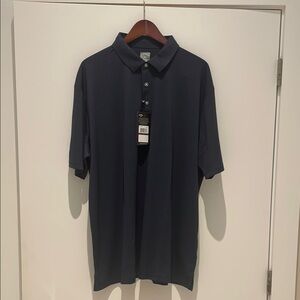 Men's Callaway Navy Blue Polo Golf Shirt Short-Sleeved Classic XXL OPTI-DRI
